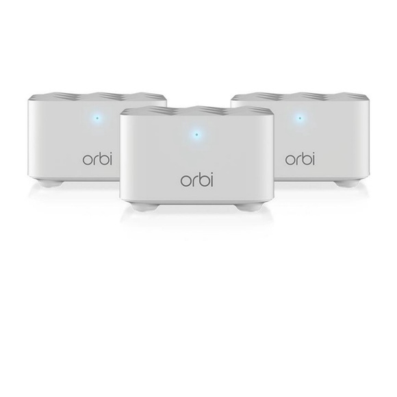 NETGEAR Orbi RBK13 AC1200 Mesh WiFi System with Router and 2 Satellite Extenders - Picture 1 of 6
